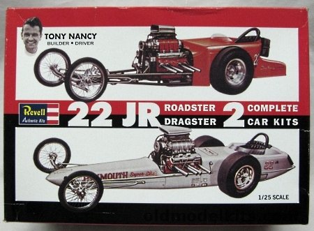 Revell 1/25 Tony Nancy's '22 JR' Roadster and Dragster - (2 Kits), 85-1224 plastic model kit